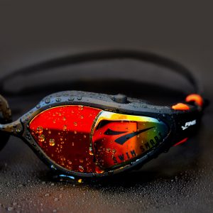 FINIS - SMART GOGGLE MAX KIT - ORANGE MIRROR/BLACK