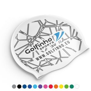 A6016 - Golfinho” Custom Swim Cap Silicone – 55gr