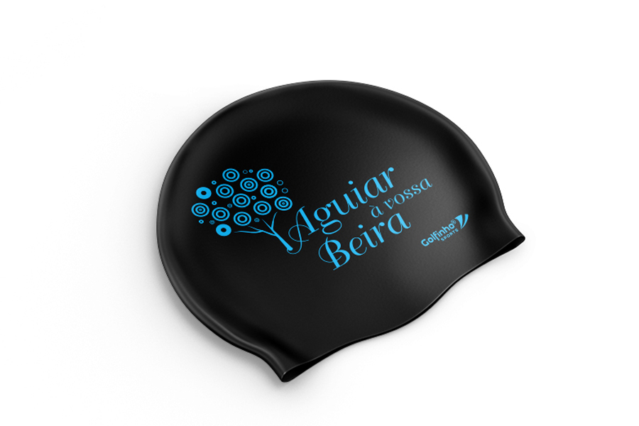 A6016 - Golfinho” Custom Swim Cap Silicone – 55gr - Image 2