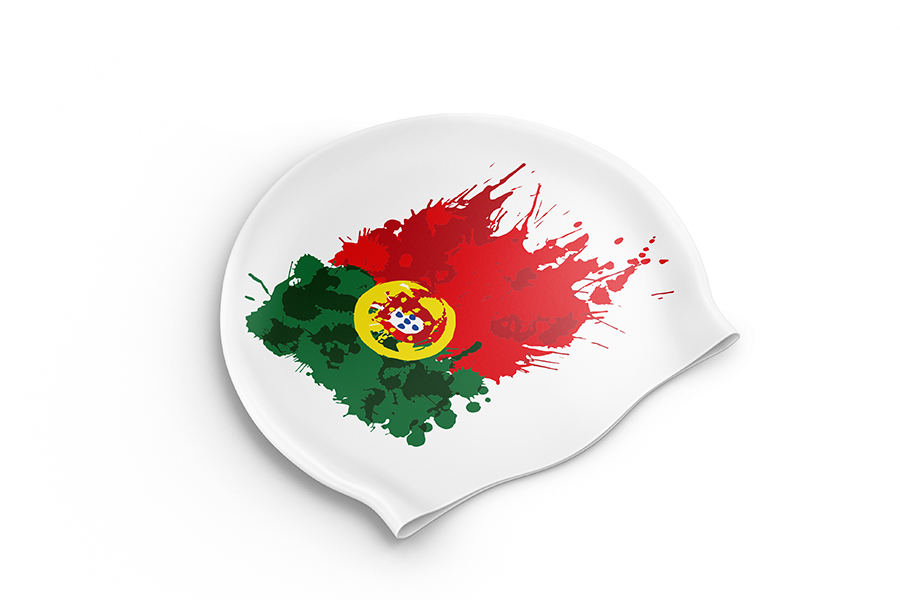 A6016 - Golfinho” Custom Swim Cap Silicone – 55gr - Image 3