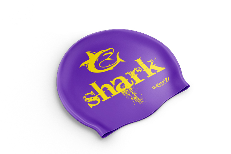 A6016 - Golfinho” Custom Swim Cap Silicone – 55gr - Image 4