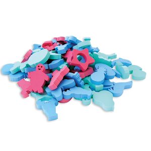 Set of 50 floating figures