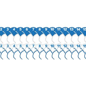 Perforated Water Polo Caps Set – 32 units