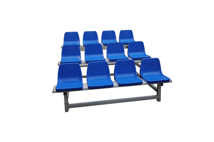 Movable Spectator Stand with Chairs – 12 Seats