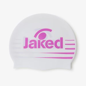 ELITE swimming cap-white/pink