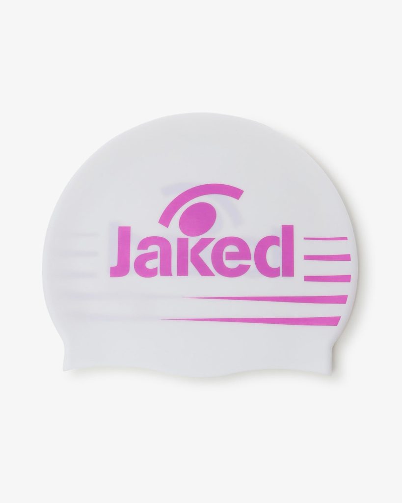 ELITE swimming cap-white/pink
