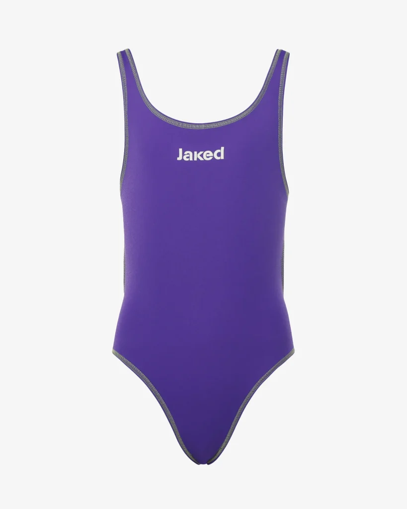 MILANO J swimming costume VIOLA/VERDE