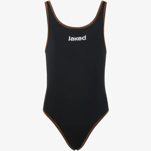 MILANO J swimming costume NERO/ARANCIO