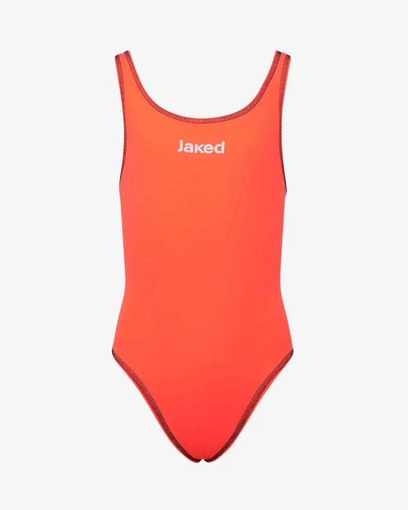 MILANO J swimming costume ARANCIONE FLUO/BLU