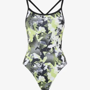 Pool swimsuit TEKNOCAMOU EVO YELLOW/MULTICOLOR