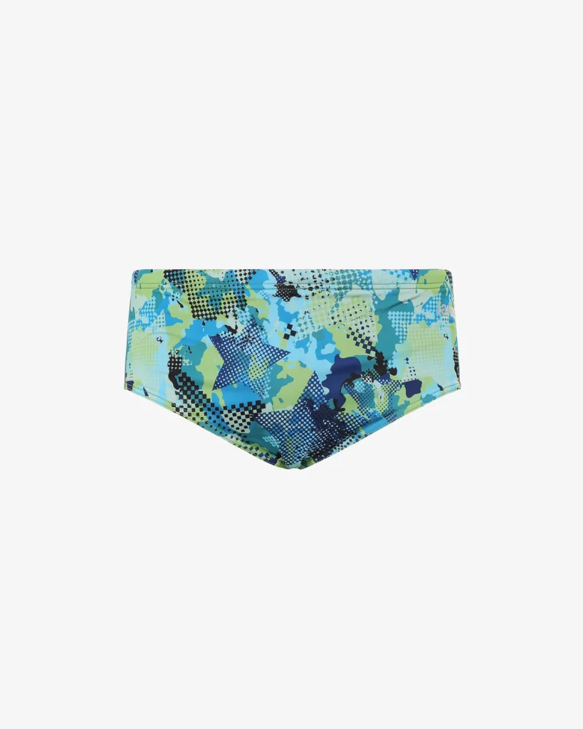 Swimming Costume TEKNOCAMOU EVO TRUNK BLUE/MULTICOLOR