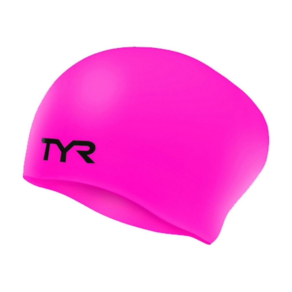 LCSL - TYR ADULT LONG HAIR SILICONE WRINKLE-FREE SWIM CAP