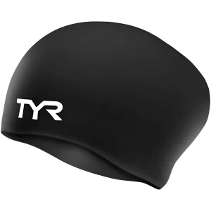 LCSL - TYR ADULT LONG HAIR SILICONE WRINKLE-FREE SWIM CAP