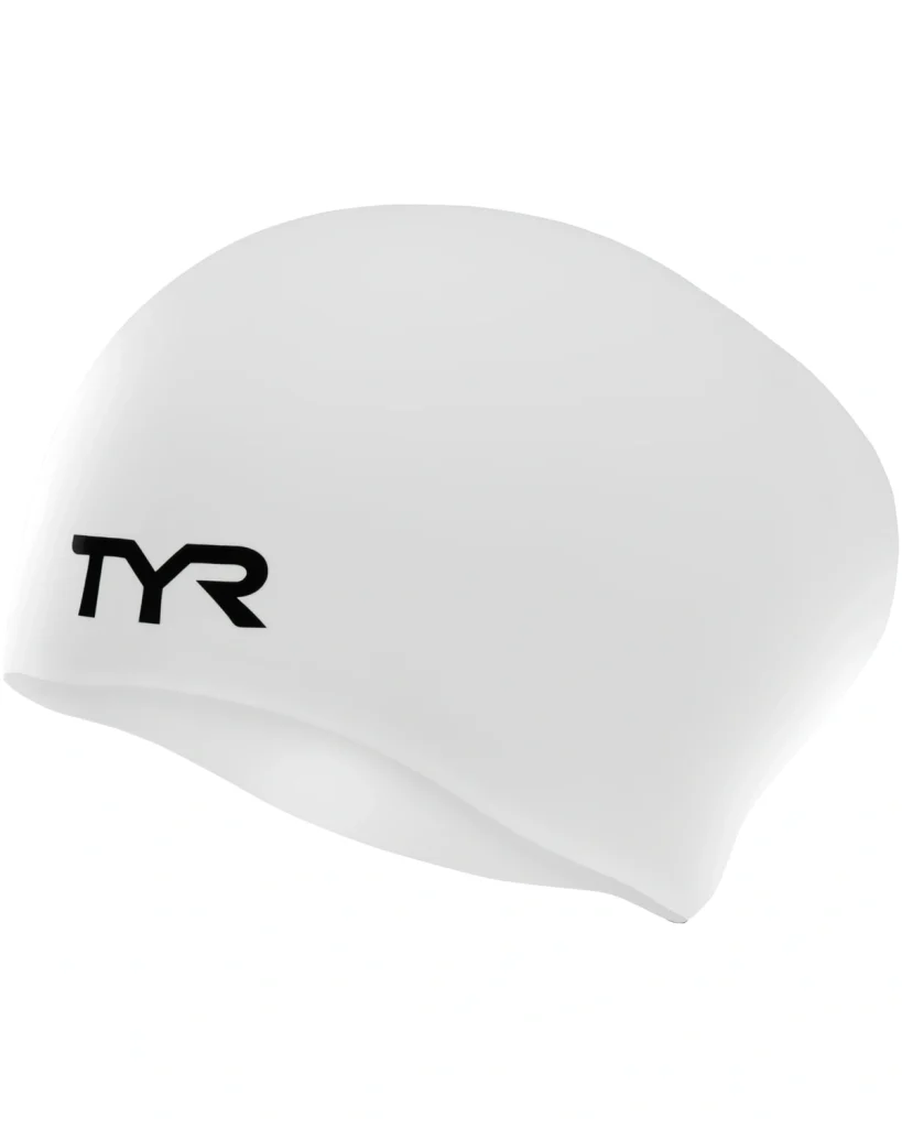 LCSL - TYR ADULT LONG HAIR SILICONE WRINKLE-FREE SWIM CAP