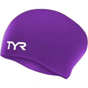 LCSL - TYR ADULT LONG HAIR SILICONE WRINKLE-FREE SWIM CAP