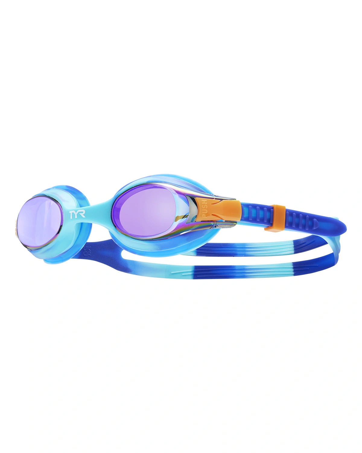 LGSWTDM - TYR KIDS' MIRRORED SWIMPLE GOGGLES – TIE DYE