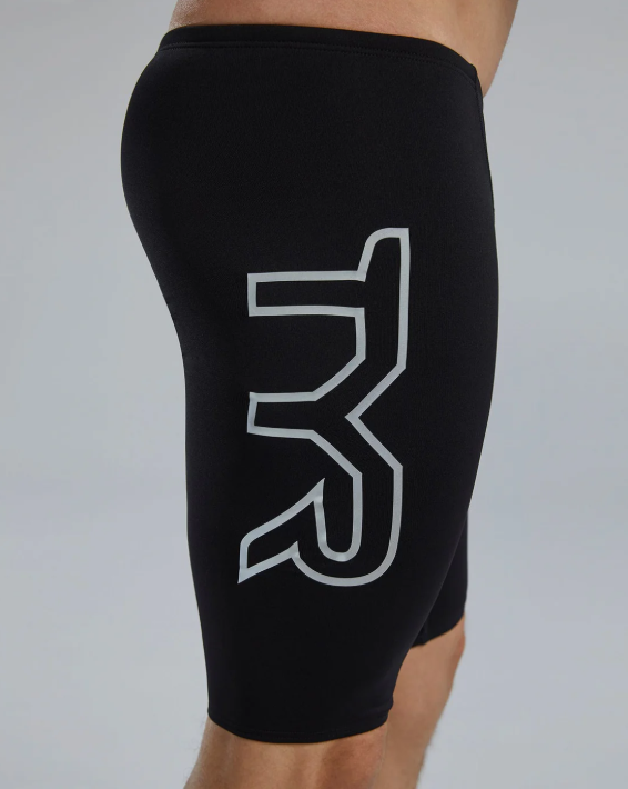 B13004 - TYR Durafast Elite® Men's Large Logo Jammer Swimsuit – Solid