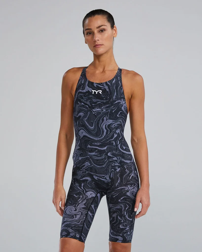 TPHFON6F1402 - Women’s Thresher Open Back Tech Suit – Hyperblitz – Titanium