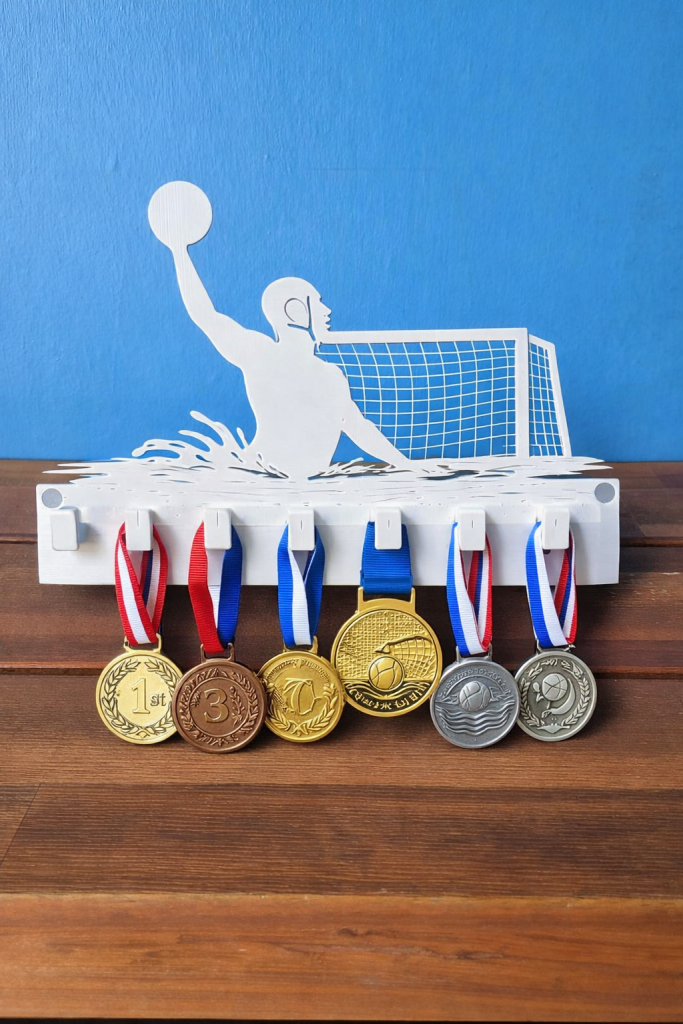 WATERPOLO/SWIMMING STYLE MEDAL HANGER
